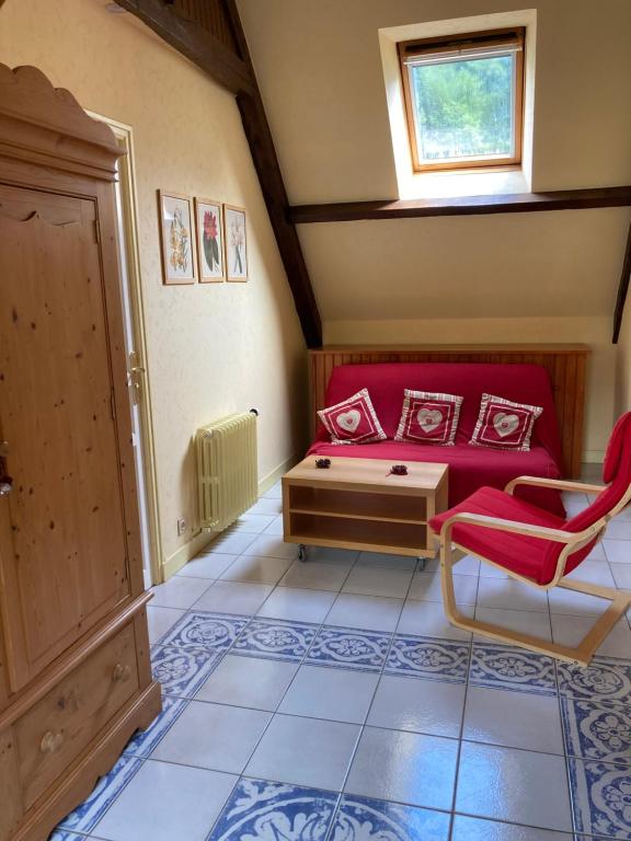 Posedenie v ubytovaní Manoir de Saint-Fiacre