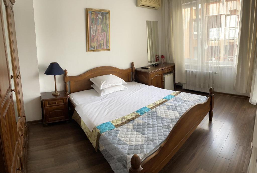 Postel nebo postele na pokoji v ubytování Hotel Rotasar