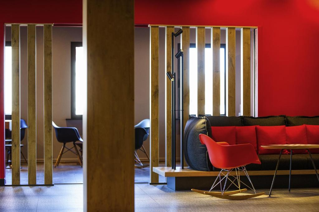 Posezení v ubytování ibis Hotel Brussels Airport