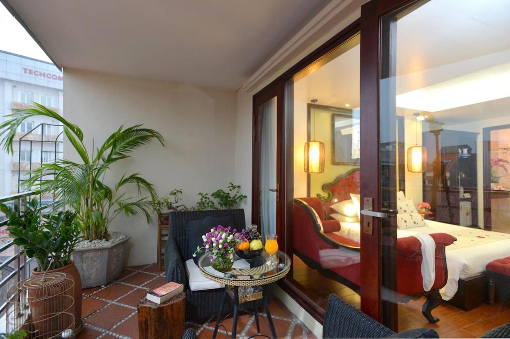 Posezení v ubytování Art Hotel Ha Noi