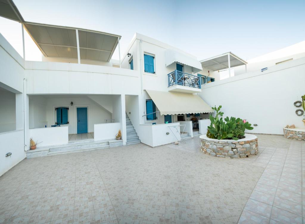 Balkón nebo terasa v ubytování Manos Rooms