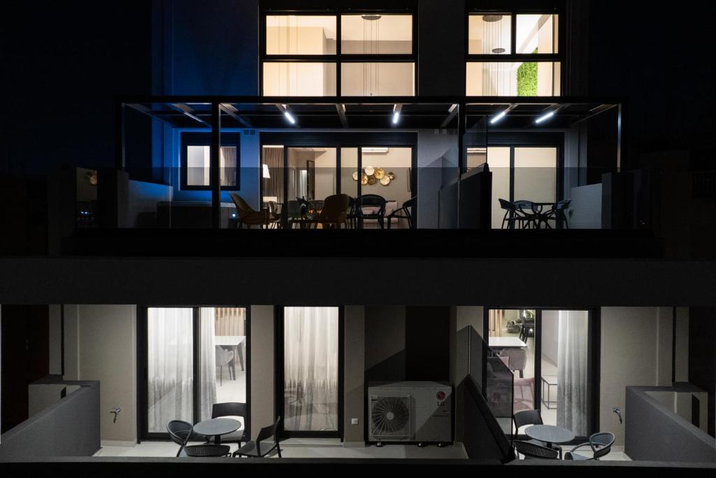 Posedenie v ubytovaní LUX&EASY Athens Downtown Residences