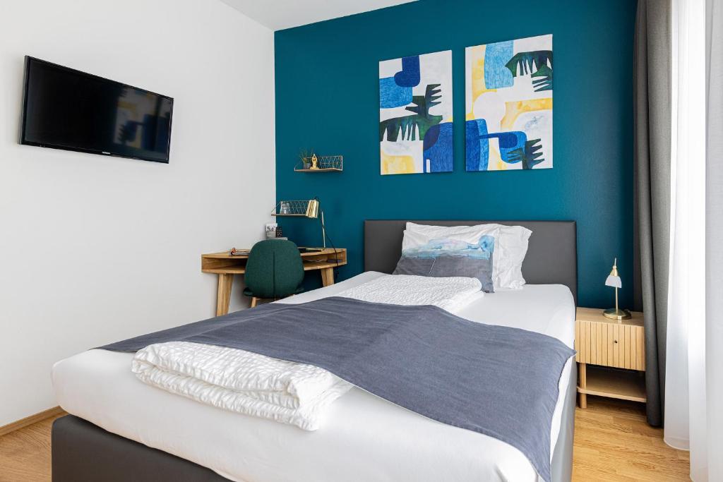 Postel nebo postele na pokoji v ubytování Ambrosia Guesthouse