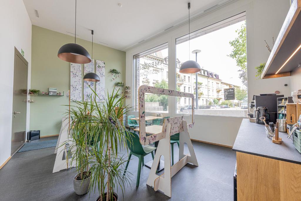 Kuchyň nebo kuchyňský kout v ubytování Ambrosia Guesthouse