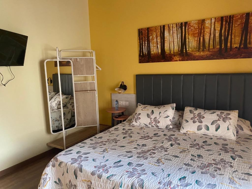 Postel nebo postele na pokoji v ubytování Casa da Cota