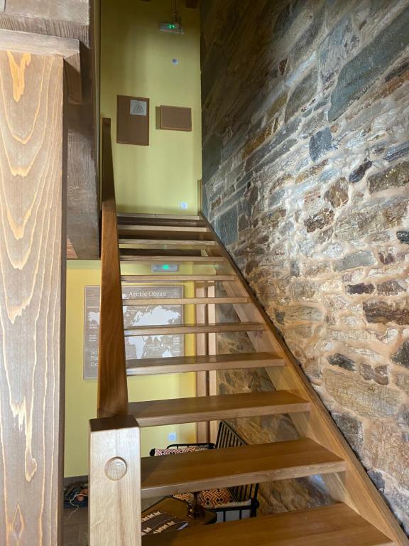 Palanda nebo palandy na pokoji v ubytování Casa da Cota