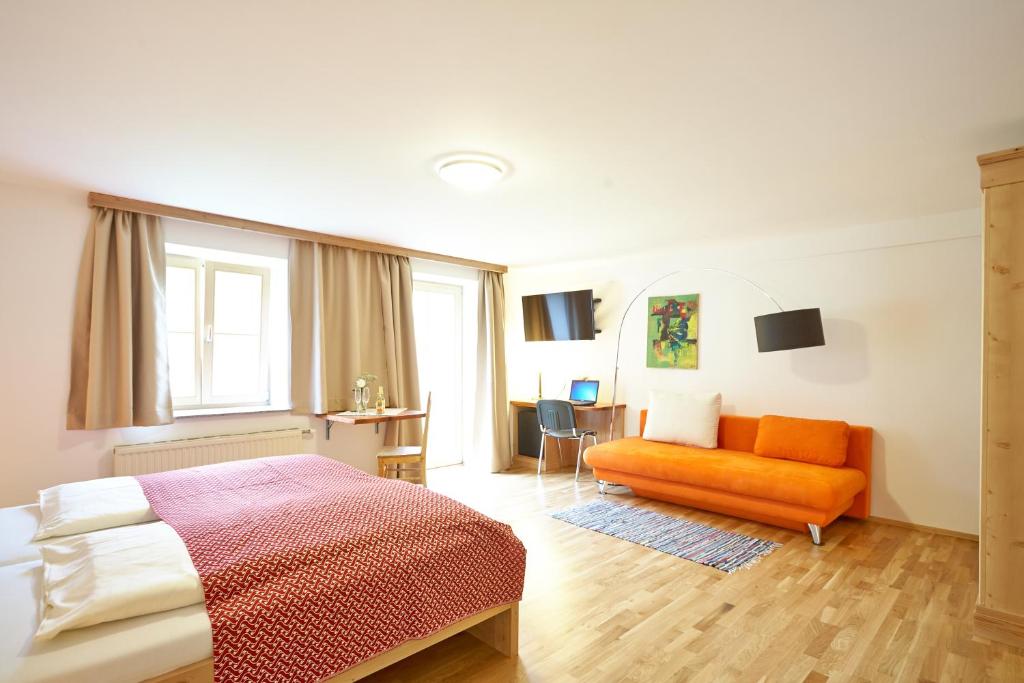 Posteľ alebo postele v izbe v ubytovaní Gasthof Hotel Schiffsmeisterhaus