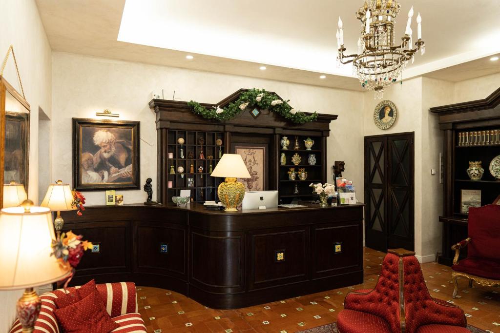 Część wypoczynkowa w obiekcie Hotel Villa Dorata
