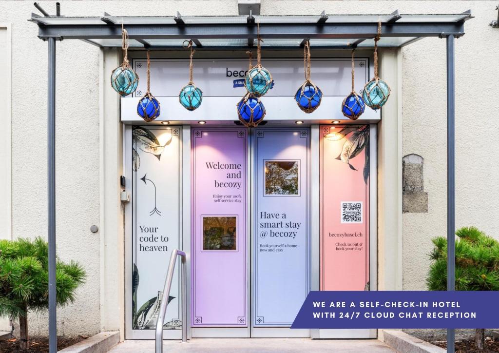 Facciata o entrata di Becozy Self Check-in Pop-Up Hotel Basel