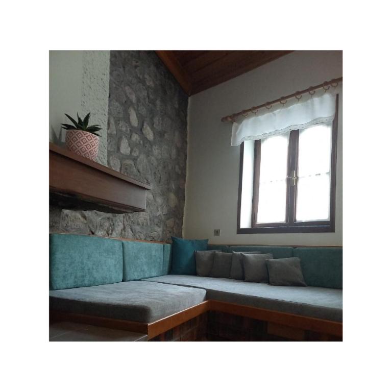 Posezení v ubytování Potamolithos Suites