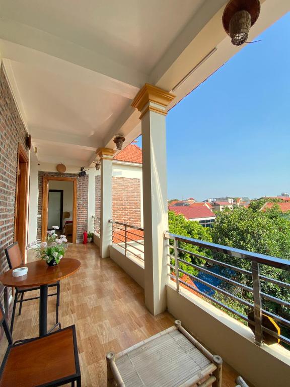 Balkón nebo terasa v ubytování Phi Hung's Unique Homestay