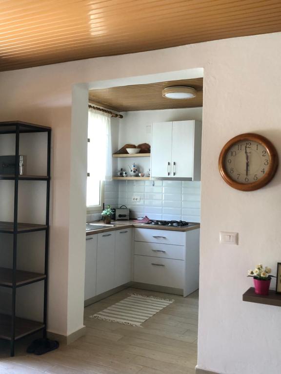 Kuchyň nebo kuchyňský kout v ubytování Olive house.