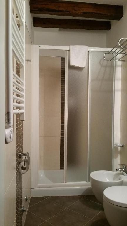Koupelna v ubytování Hotel Rio
