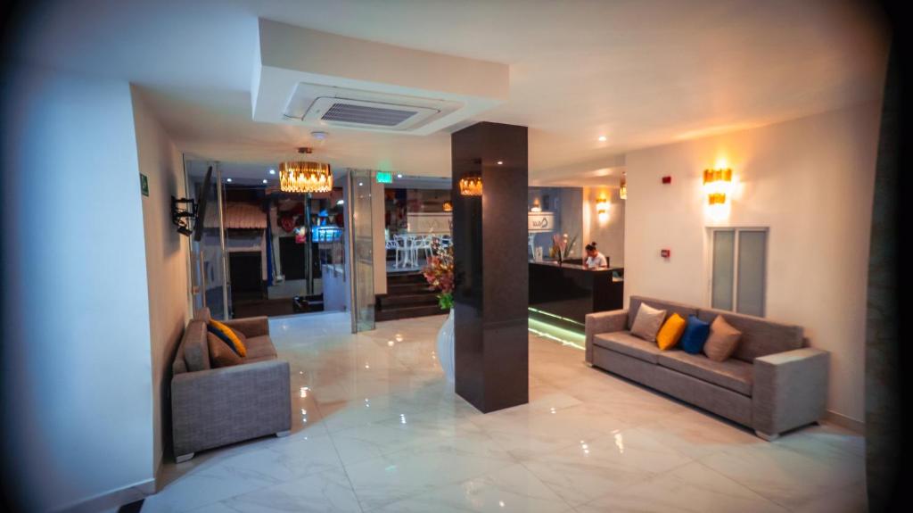 Posezení v ubytování Hotel Qatar Cali