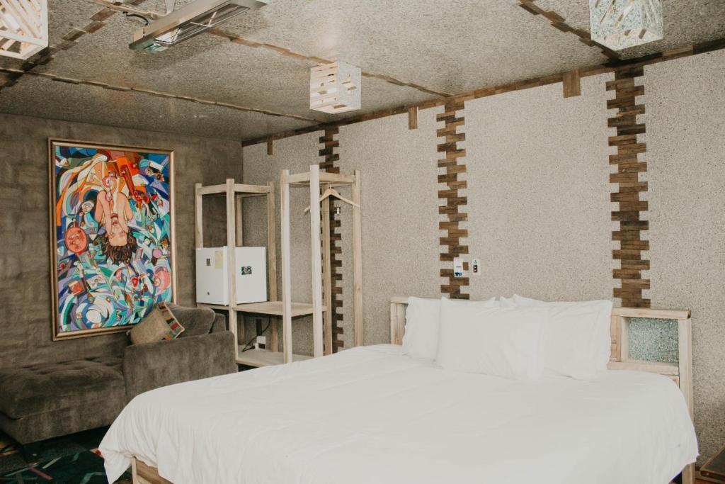 Postel nebo postele na pokoji v ubytování Mamallacta Páramo Lodge