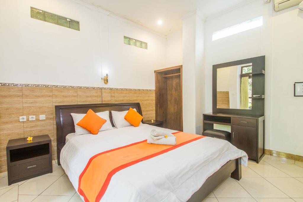 Postel nebo postele na pokoji v ubytování Sulendra Jungle Suites Ubud View by EPS