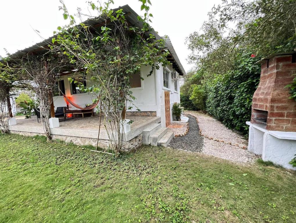 Zahrada ubytování Olon Cabin