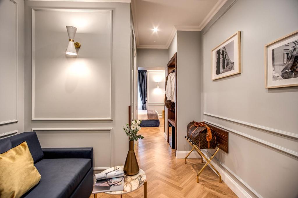 Posezení v ubytování Tree Charme Augusto Luxury Suites