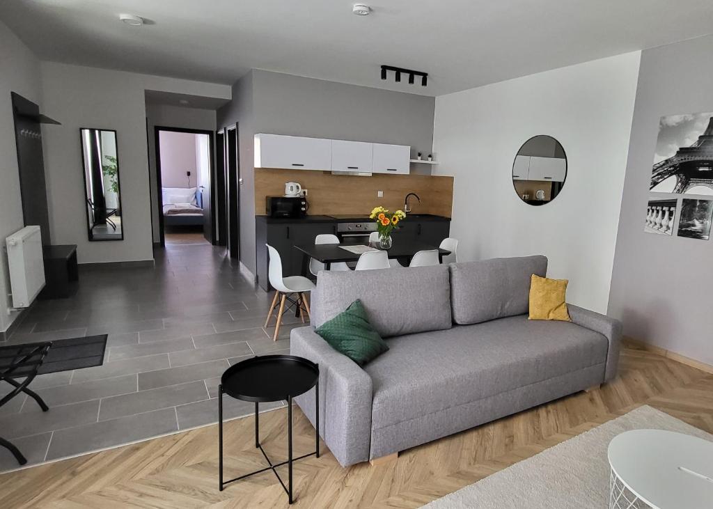Posezení v ubytování Dotis Apartman Tata