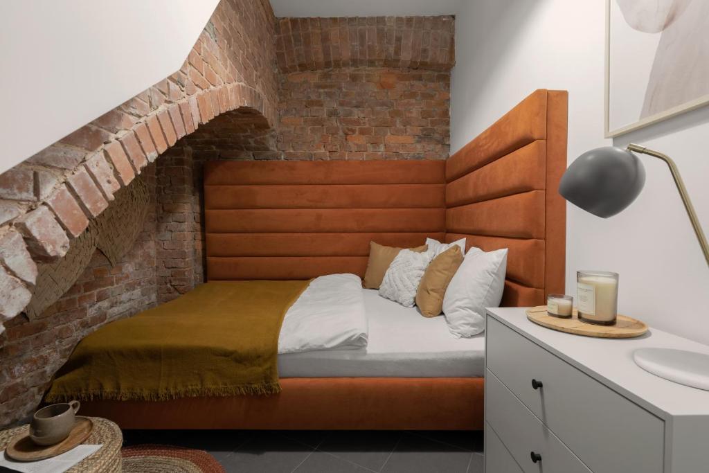 Posteľ alebo postele v izbe v ubytovaní HARBOR APARTMENTS - Damrota