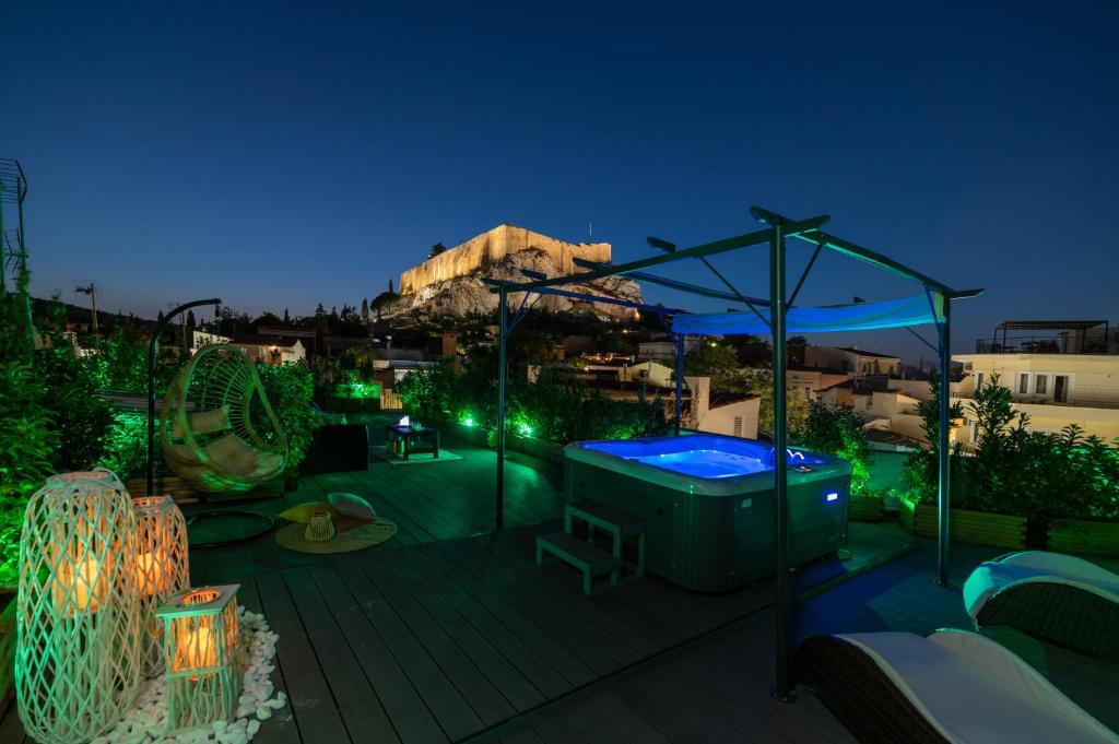 Nespecifikovaný výhled na hory nebo výhled na hory při pohledu z bed and breakfast