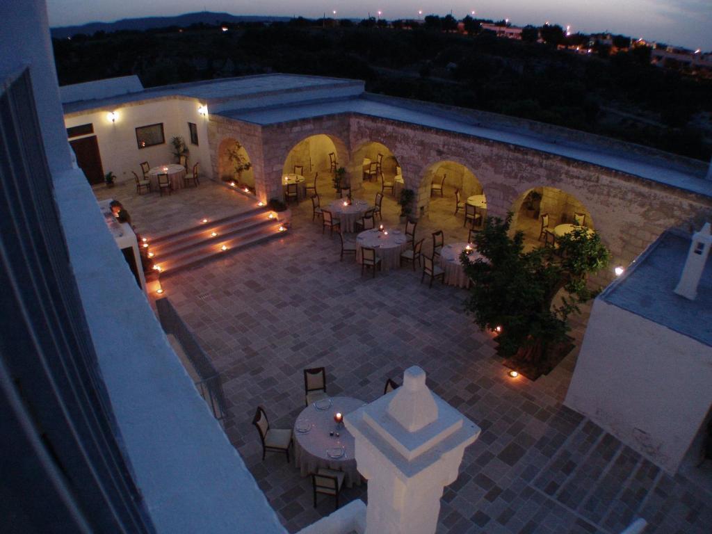 Balkón nebo terasa v ubytování Hotel Masseria Fortificata Donnaloia
