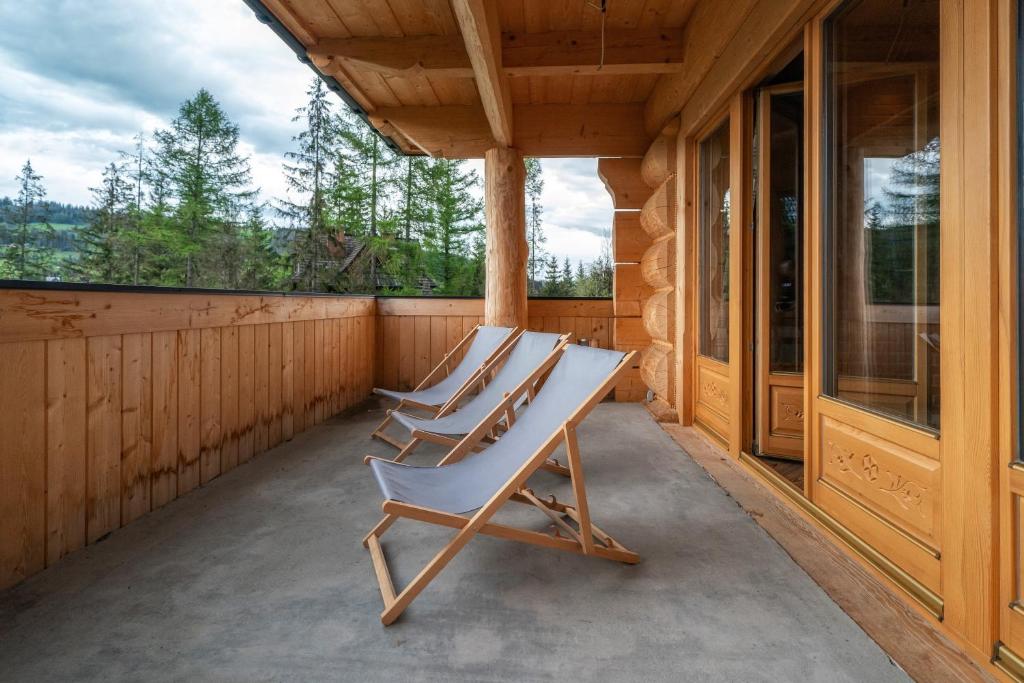 Balkón alebo terasa v ubytovaní Chaty pod Giewontem