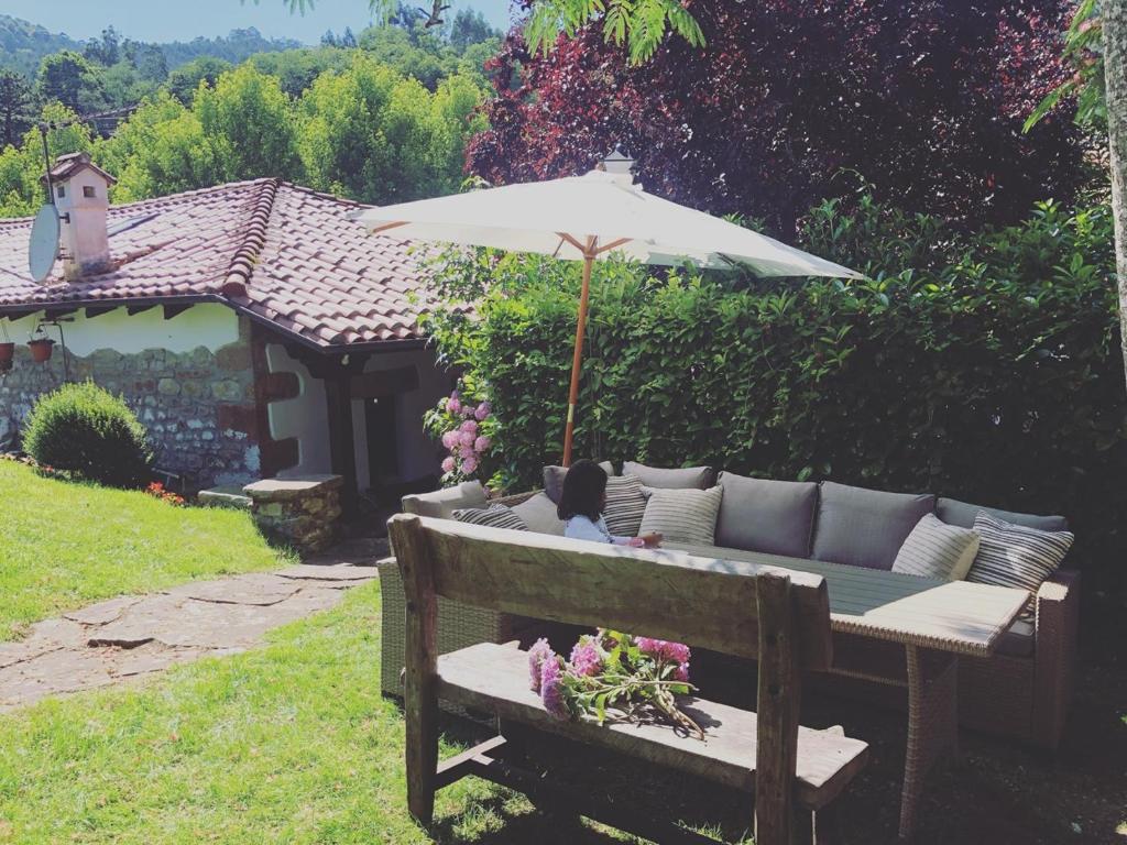 Vonkajšia záhrada v ubytovaní HdeC Hosteria de Castañeda Alojamiento Turistico