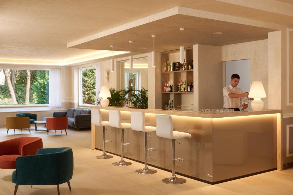 Posezení v ubytování Hotel Gallia & Resort