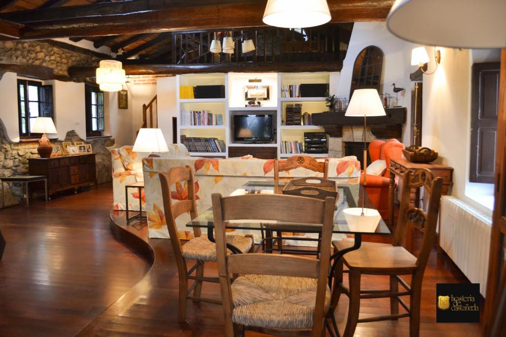 Posedenie v ubytovaní HdeC Hosteria de Castañeda Alojamiento Turistico
