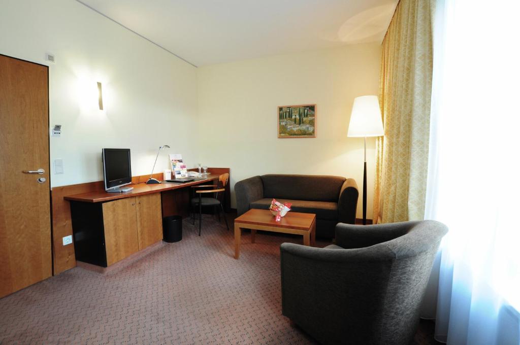 Posezení v ubytování Hansa Apart-Hotel Regensburg