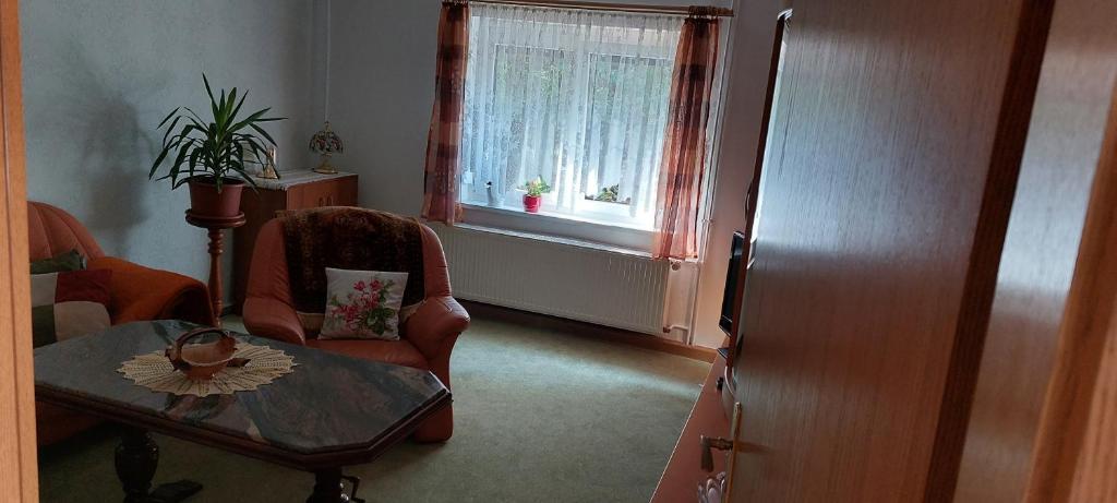 Posezení v ubytování FERIENHAUS EICK