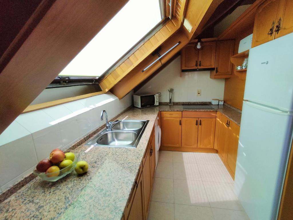 Kuchyň nebo kuchyňský kout v ubytování La Lucana Ordesa Ainsa apartamento