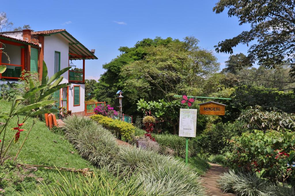 Zahrada ubytování Hotel Campestre La Tata