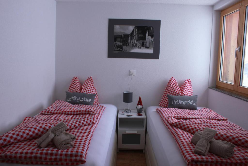 Postel nebo postele na pokoji v ubytování Chalet Sepp