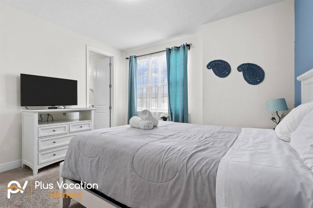 320-Luxury Villa w POOL&Hot Tub客房内的一张或多张床位