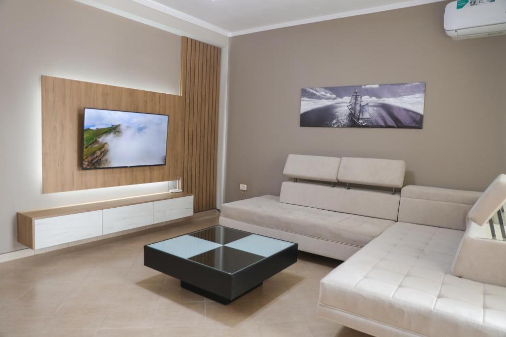 Posezení v ubytování Luis Penthouse