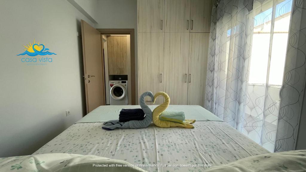 Postel nebo postele na pokoji v ubytování Casa Vista Summer