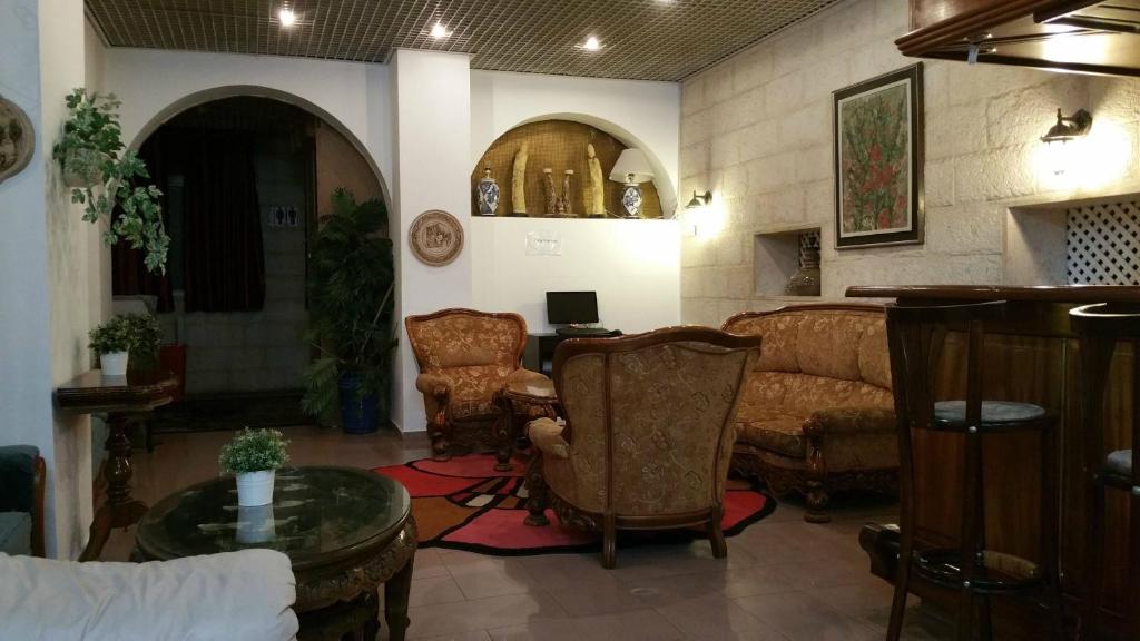Posezení v ubytování Zion Hotel