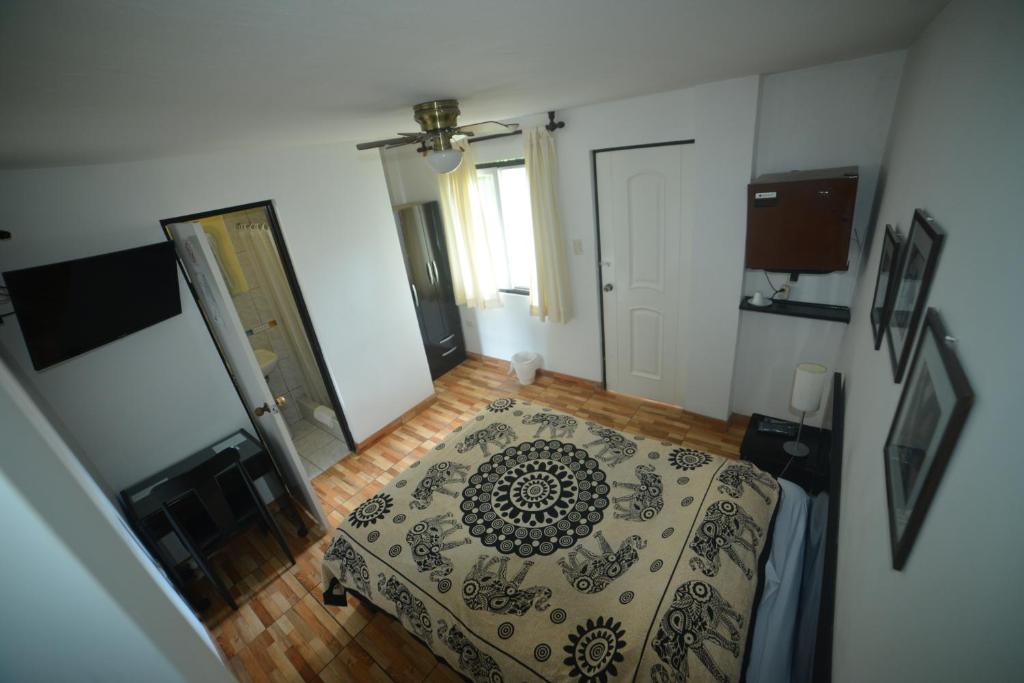 Kuchyň nebo kuchyňský kout v ubytování Residencial Carlos