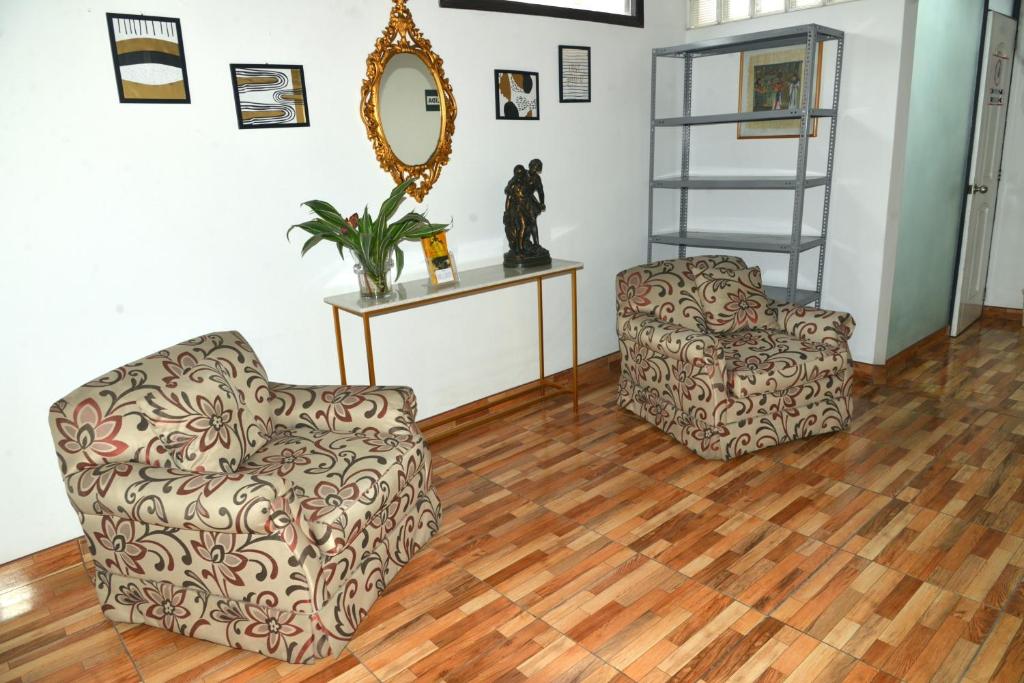 Posezení v ubytování Residencial Carlos