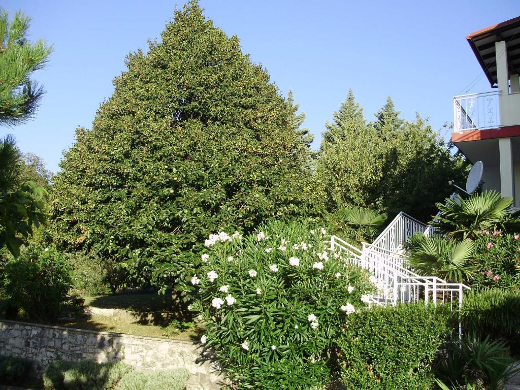 Vonkajšia záhrada v ubytovaní Apartment Labin 7468a