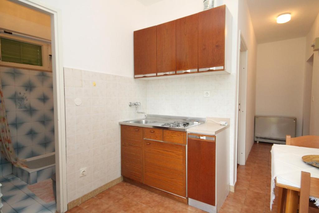 Kuchyňa alebo kuchynka v ubytovaní Apartment Labin 7468a