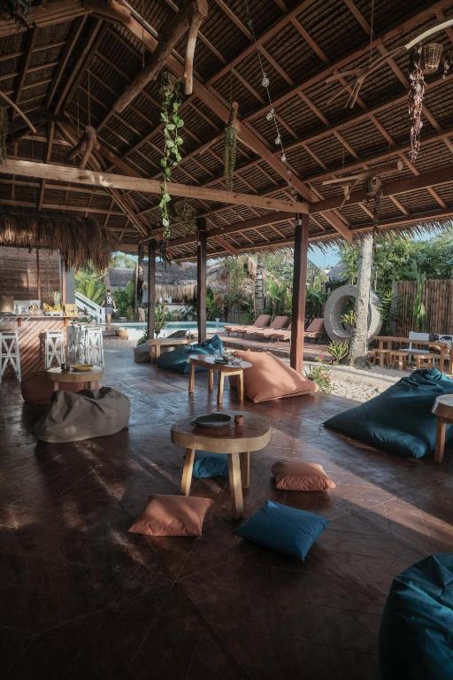 Posezení v ubytování Happiness Beach Resort Siargao