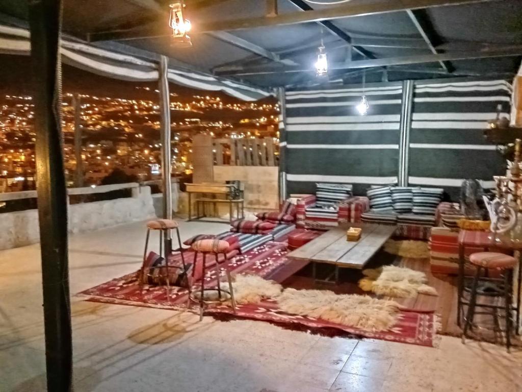Posezení v ubytování Infinity Lodge