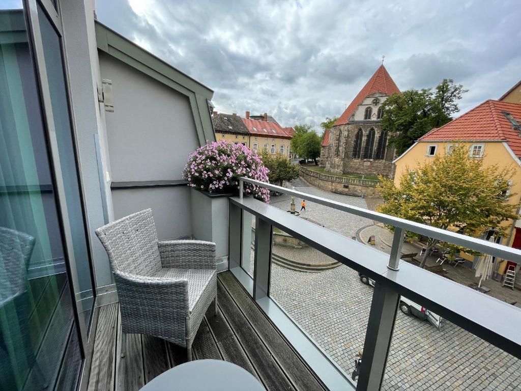 Balkón nebo terasa v ubytování Bugenhagen - Classic Appartements