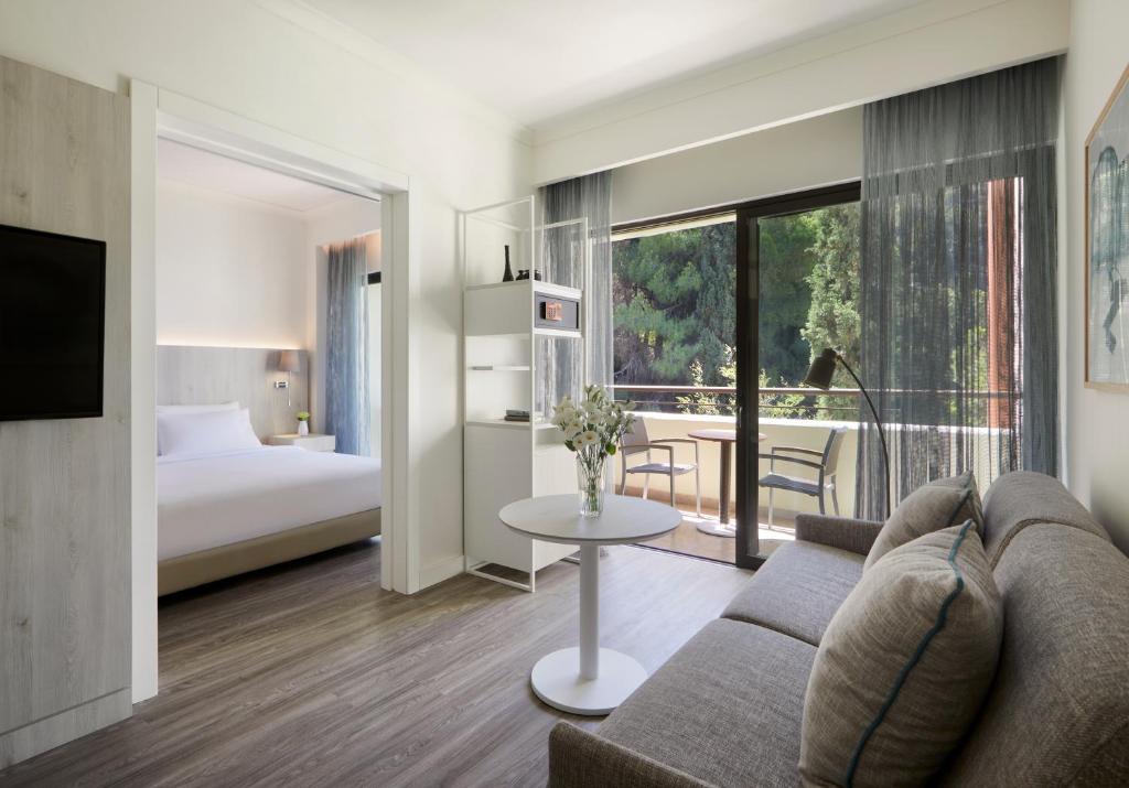 Posteľ alebo postele v izbe v ubytovaní Amus Hotel & Spa