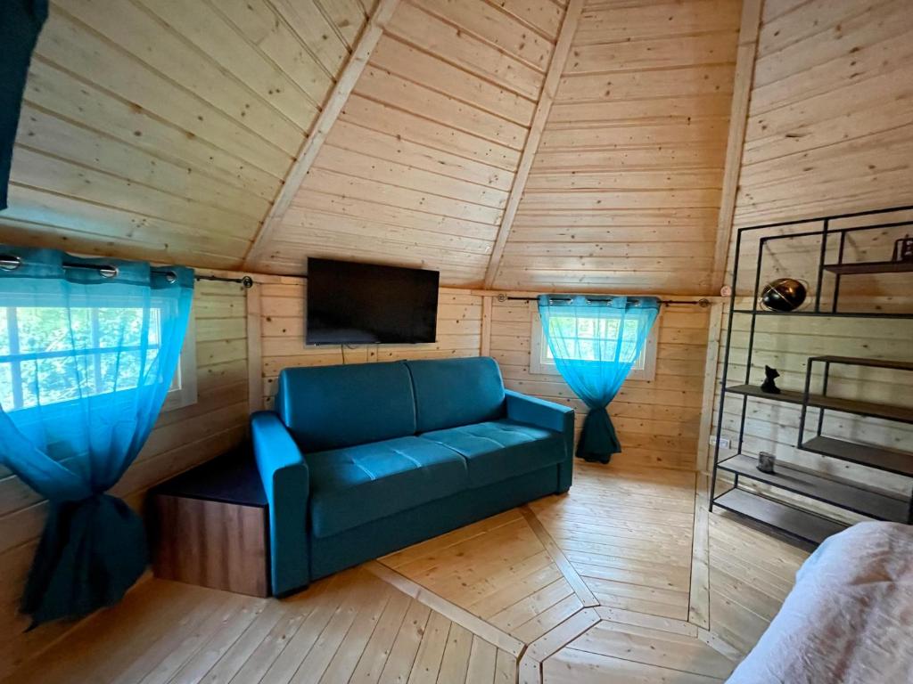 Posezení v ubytování Alsace kota évasion & Spa la canopée