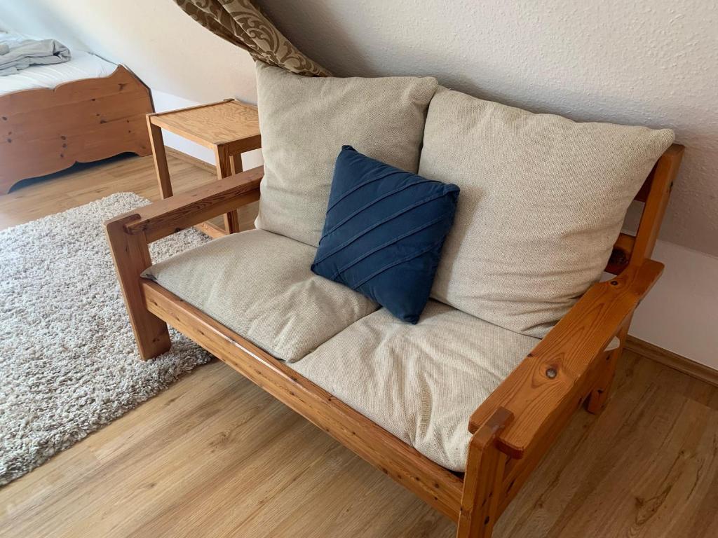 Posezení v ubytování Ferienwohnung "Neptun" im Haus Tjark
