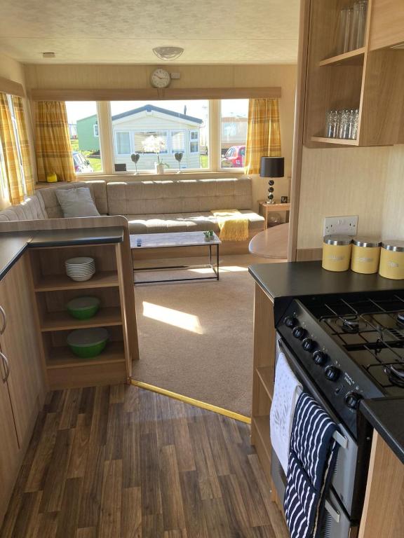 Kuchyň nebo kuchyňský kout v ubytování 367 Caravan
